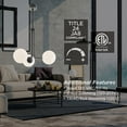 thumbnail image 2 of AFX Metropolitan 27" LED Pendant Satin Nickel Satin Nickel, 2 of 5