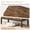 Retro color, Changhong glass, variant on Contemporary Boho Rattan Sideboard Buffet Cabinet – Double-Layer Storage, Sturdy Metal Feet – Wooden Console for Hallway, Dining Room, Entryway – Light Color Square Pin