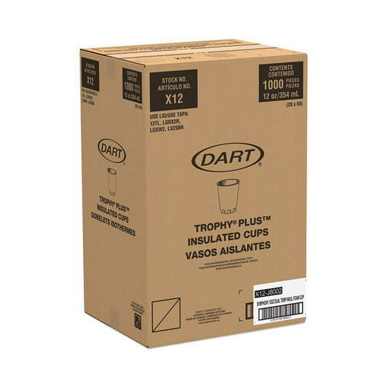Trophy Plus Dual Temperature Insulated Cups in Symphony Design, 12 oz, Beige, 1,000/Carton Trophy Plus Dual Temperature Insulated Cups in Symphony Design, 12 oz, Beige, 1,000/Carton