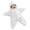 White, variant on Takafot Baby Starfish Onesie, Thick Imitation Fleece Starfish Newborn Romper, Infant Footie Jumpsuit Winter Warm Outfits