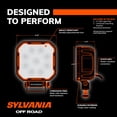 thumbnail image 5 of SYLVANIA - Rugged 4 Inch Cube LED Light Pod - Lifetime Limited Warranty - Flood Light 3800 Raw Lumens, Off Road Driving Work Light, Truck, Car, Boat, ATV, UTV, SUV, 4x4 (1 PC), 5 of 8