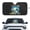 Camping Under Stars Print, variant on XYZCANDO Car Windshield Sun Shade with Blue Lightning Print, Sunshade for Trucks and Vans, Blocks Harmful Uv Rays and Keeps Vehicle Cool