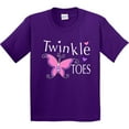 thumbnail image 3 of Inktastic Twinkle Toes Pretty Butterfly Youth T-Shirt, 3 of 5
