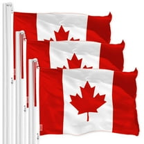 Canada Canadian Flag 3x5FT 3-Pack 150D Printed Polyester By G128