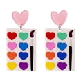 thumbnail image 2 of LPSSTORE Paint Panel Acrylic Earrings Design Earrings, 2 of 6