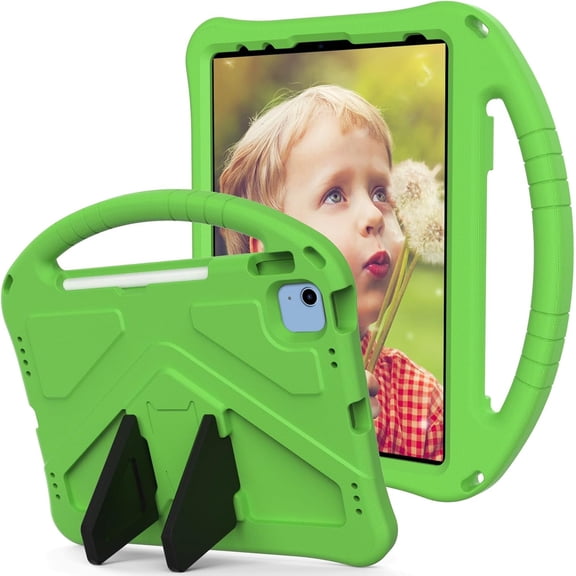 REQO Tablet Protective Case Cover Compatible with iPad 12th (A19) 2026/11th (A16) 2025 11inch Case Kids Case Lightweight EVA Tablet Cover with Adjustable Strap, Shockproof Handle & Kickstand