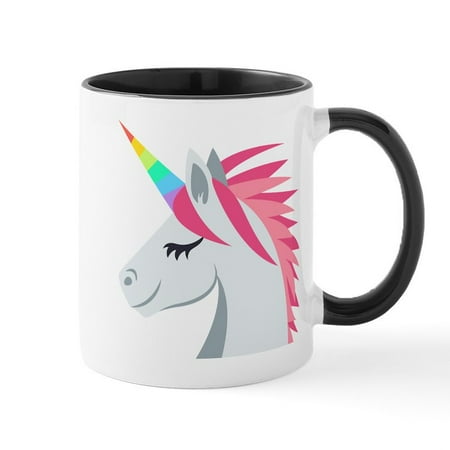 

CafePress - Unicorn Emoji - 11 oz Ceramic Mug - Novelty Coffee Tea Cup