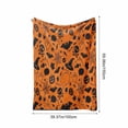 thumbnail image 3 of Chmadoxn Throw Blanket, Throw Blanket for Couch Halloween Flannel Blanket Spooky Pumpkin Ghost Digital Print Sofa Throw All-Season Blanket Flannel Blanket, 3 of 6