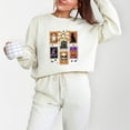 thumbnail image 6 of Coquette Halloween Stamps - Women's Lightweight Garment Dyed Sweatshirt, 6 of 17