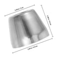 thumbnail image 2 of ETHZZLE Urinal Toilet Attachment 1Pcs Silver Stainless Steel Round Conceal Sensor for Schools, 2 of 8