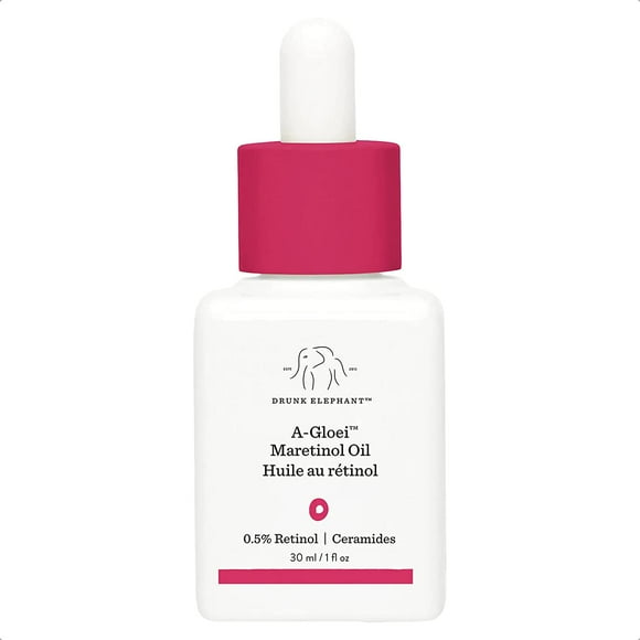 Drunk Elephant A-Gloei Virgin Marula Oil with Retinol. Anti-Wrinkle Treatment for Youthful Looking Skin (30 mL / 1 Fl Oz)