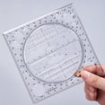 thumbnail image 3 of SIEYIO 360 Degree Circle Protractor Multi-functional Geometric Ruler for Architector, 3 of 19