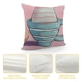 thumbnail image 4 of YINGXI  Easter Pillow Cover Easter Egg Polka Dots Decorations Holiday Farmhouse Egg Hunt Spring Pillow Case for Home Sofa Couch Decor (Pink) 22x22in, 4 of 5