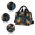 thumbnail image 5 of Lunch Bag Portable Crossbody Meal Bag Cooler Bag Insulated Lunch Bag Food Bag Handheld & Crossbody Design Yellow Star, 5 of 6