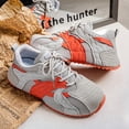 thumbnail image 6 of Men's Height Increasing Sneakers with Lift Sole - Breathable Mesh Low-Top Lace-Up Shoes, Color Block & Sole Suitable for Sports, Casual Wear,, Height for Shorter Individuals, 6 of 9