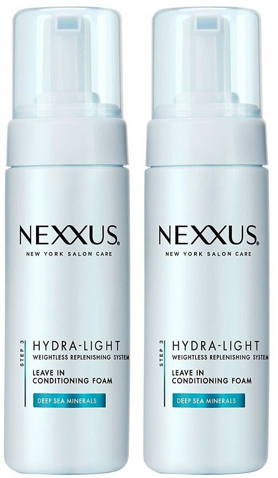 Nexxus HydraLight Leave In Conditioning Foam, 5.5 Ounce (Pack of 2
