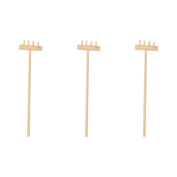 EeaseMX 3 mini rastrillos zen para jardín, arena de meditación, herramientas de jardín zen, regalo para niños