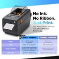 thumbnail image 4 of Zebra ZD411 Direct Thermal Barcode Label Printer with 203DPI USB Host Modular Connectivity Slot and Real-Time Clock, 4 of 5