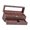 brown, variant on Modern Two Levels Watch Box With Customizable Logotype Option Available In Black And Brown Colors Travel Watch Holder