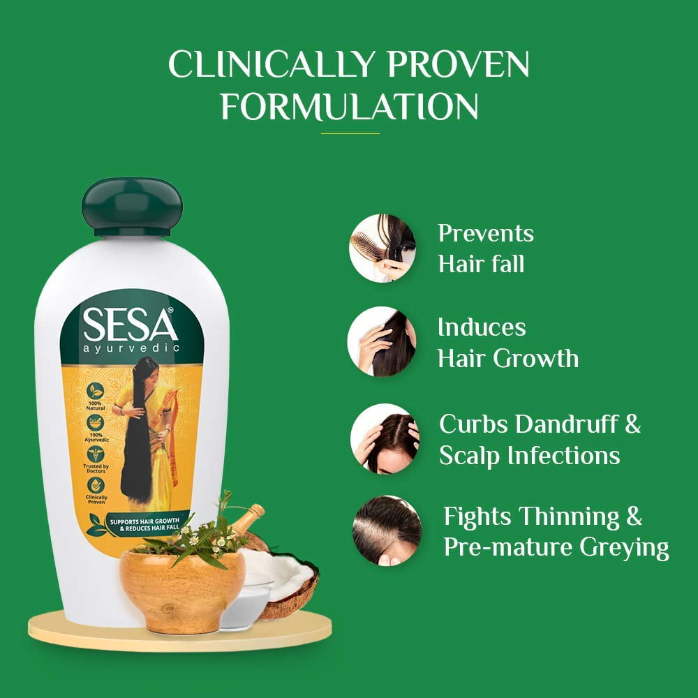 SESA Ayurvedic Coconut Hair Growth Oil, fl oz SESA Ayurvedic Coconut Hair Growth Oil, fl oz