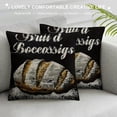thumbnail image 3 of Qinduosi , That This House May Never Know Hunger Throw Pillow Covers Funny Quotes Linen Farmhouse Pillow Covers Decorative Home Decor Accent Pillows Case for Living Room Couch Sofa Decor, 3 of 5