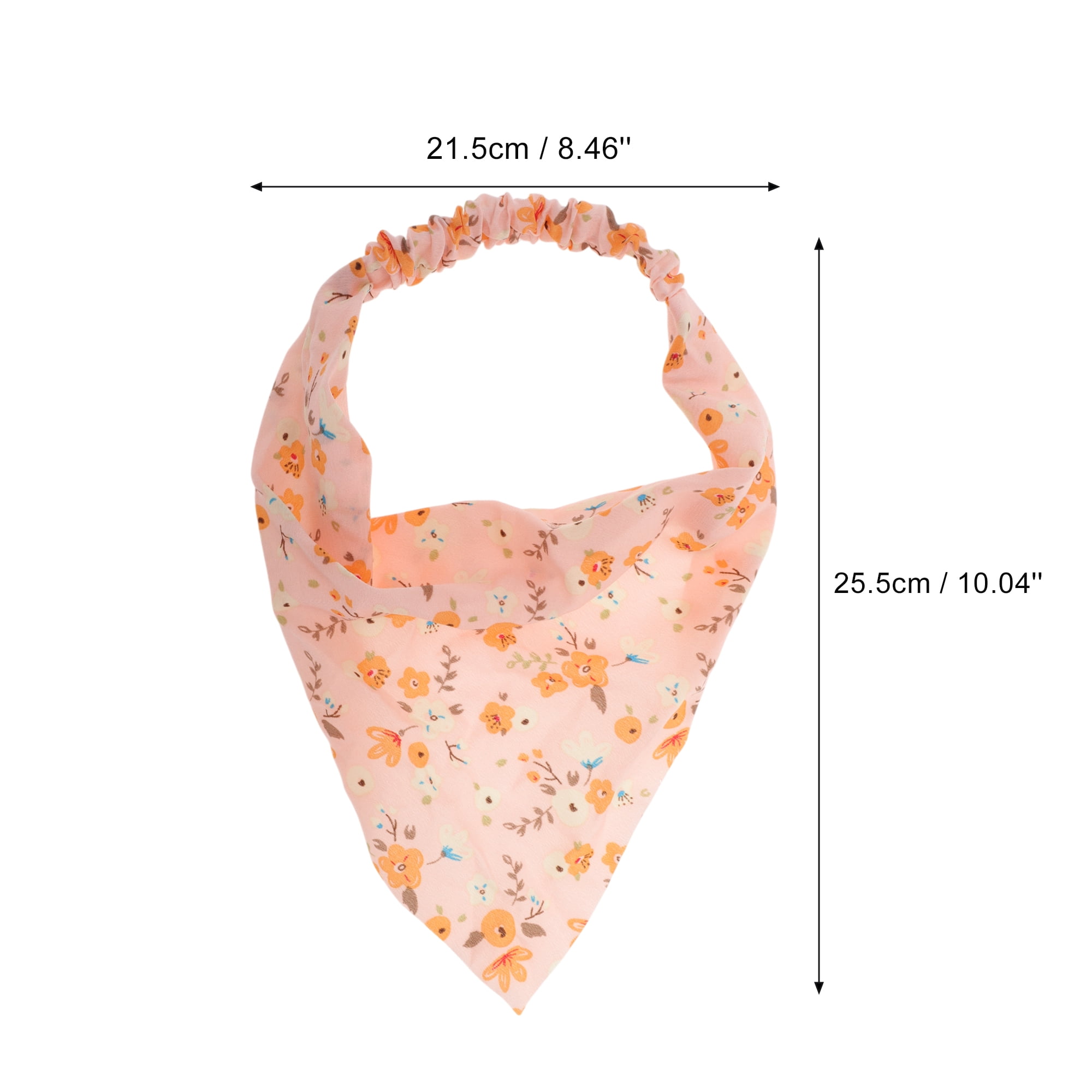 Unique Bargains 1pc Stylish Fashion Floral Headwrap for Any Occasion Pink