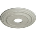 thumbnail image 3 of Ekena Millwork 15 3/8"OD x 3 5/8"ID x 1"P Dublin Ceiling Medallion (Fits Canopies up to 8 1/4"), Hand-Painted Pot of Cream, 3 of 6