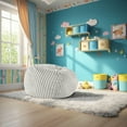 thumbnail image 4 of Bridgevine Home Sky Luxe Memory Foam Lounger, Minky Dove Grey, 4 of 8