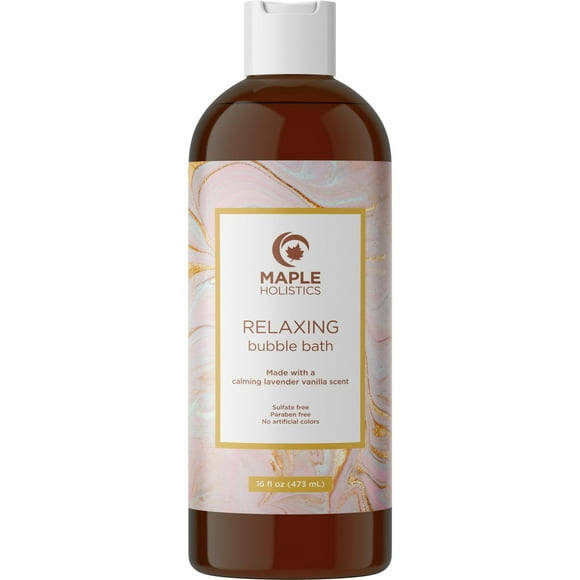 Bubble Bath Maple Holistics, lujosa lavanda para mujer