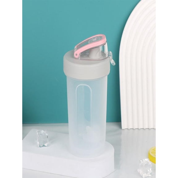 1PC Protein Shaker Cup, 300ml Protein Shaker Bottles with Hidden Carry Handle, Leak-proof Shake Cup for Workout, Gym