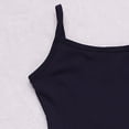 thumbnail image 5 of Miluxas Girl's V-Front Camisole Dance Leotard Navy 7-8Years, 5 of 7