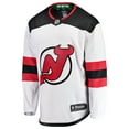 thumbnail image 2 of Men's Fanatics White New Jersey Devils Breakaway Away Jersey, 2 of 7