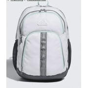 adidas Prime 6 Backpack, White/Orchid Fusion Purple/Semi Flash Aqua Blue, One Size