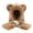 Khaki, variant on Plush Bear Ear Hooded Scarf Hat Faux Rabbit Furs Trapper Hat For Women Girls