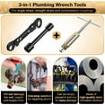 thumbnail image 6 of 2 Pack 3 In 1 Plumbing Tools Angle Stop Wrench Kit with Compression Sleeve Puller Tool, Plumber Wrench Kit for Install Angle Stop & Nut, Compression Ring Removal Tool for Remove Nut & Ferrule, 6 of 7