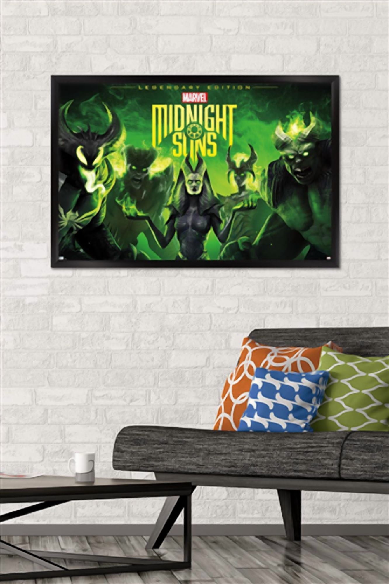 Marvel Midnight Suns - Legendary Key Art Wall Poster, 22.375" x 34" Framed