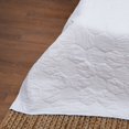 thumbnail image 2 of White cotton quilted bedspread with hexagon pattern, Sizes available, 2 of 3