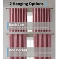 thumbnail image 4 of THD Maria Premium Soft Velvet Back Tab Rod Pocket Window Treatment Curtains for Bedroom & Living Room - Set of 2, 4 of 7