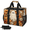 Multicolor 4, variant on Halloween Evil Pumpkin Ghost Reusable Grocery Bag, Large Shopping Tote with Handle for Groceries, Fodable Tote Bag for Kitchen, Car Trunk, Picnic