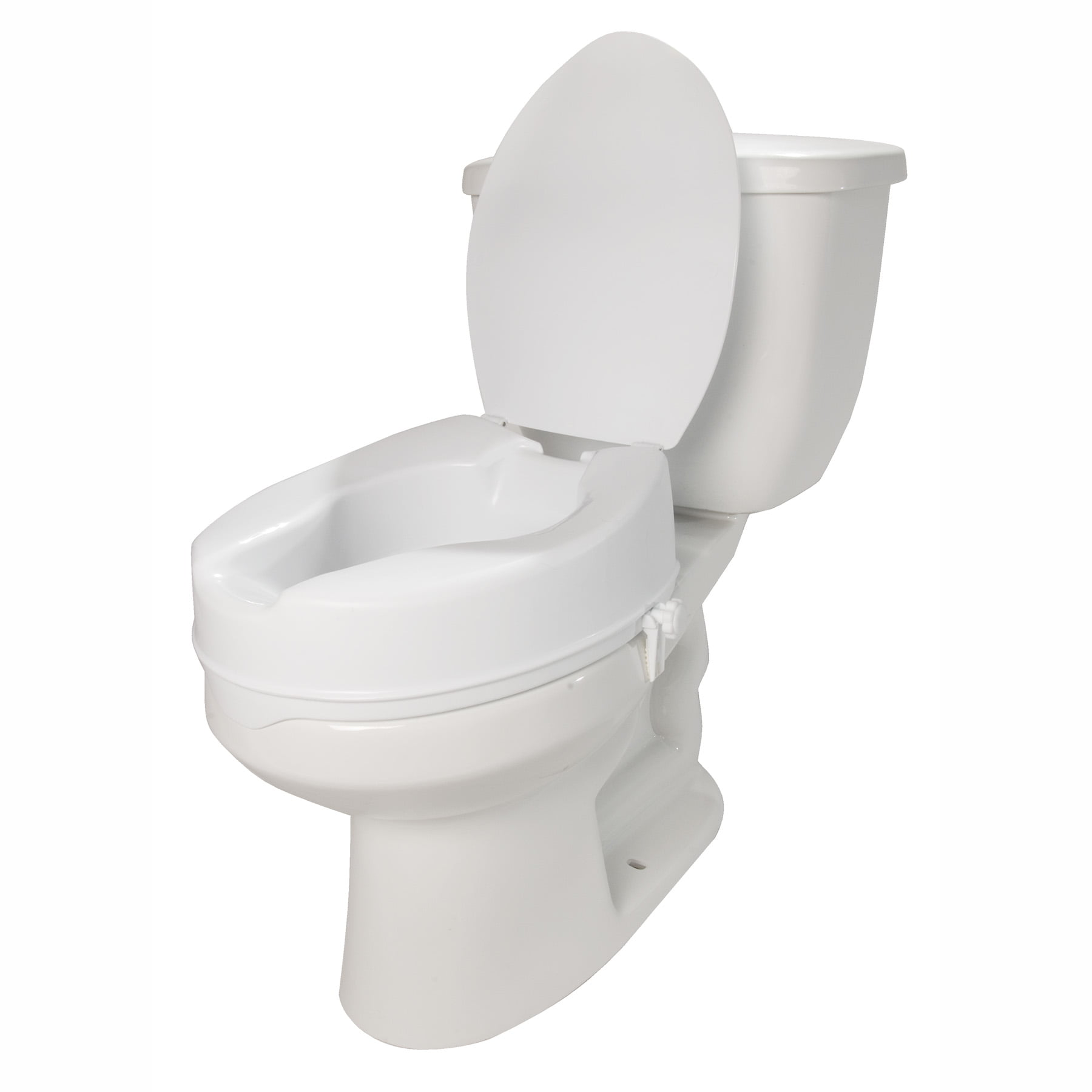 PCP 2 Molded Raised Toilet Seat with Lid
