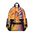 thumbnail image 3 of Colorful Tie Dye Pattern Backpack for School,Cute School Bag,Schoolbag with Adjustable Shoulder Straps & Padded Back,15.25"x11.5"x5.25", 3 of 5