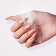 thumbnail image 4 of Adhesivos para uñas Haiidoak con estampado floral en 5D, 4 hojas, 4 of 6