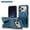 Darkblue, variant on Decase Magnetic Case for iPhone 17 Pro,Hard Hard PC+TPU Dual-Layer Hybrid Case with Stand, Compatible with Mag-Safe,Built in Kickstand, Military Grade Drop Protection Shockproof Case,Darkblue