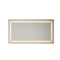 thumbnail image 3 of Craftmade MIR104-W 60" W X 32" H Modern Rectangular Frameless Bathroom Wall Mirror - White, 3 of 5
