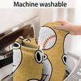 thumbnail image 5 of Yellow Baseball Items Pattern Bathroom Rugs Mat,Non Slip Microfiber Bathroom Rug,Rubber Backing,Soft Bathroom Mats for Bathroom Floor,Tub and Shower,17x27in(43x68cm), 5 of 5