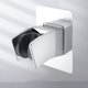 thumbnail image 2 of Kearding Plata fácil de instalar ángulo sin costuras montado en la pared soporte de cabezal de ducha soporte de cabezal de ducha ajustable Accesorios de baño, 2 of 6