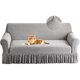 thumbnail image 1 of Elastic sofa cushion jacquard sofa slide cover waterproof and dustproof all season universal sofa cover sand release (4-person Sofa 93 "-118" light gray), 1 of 5
