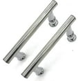 thumbnail image 3 of 2 Pcs 145mm (14.5cm) Poignée de Porte de Douche en Chrome Abs, Trou à Trou, 3 of 4