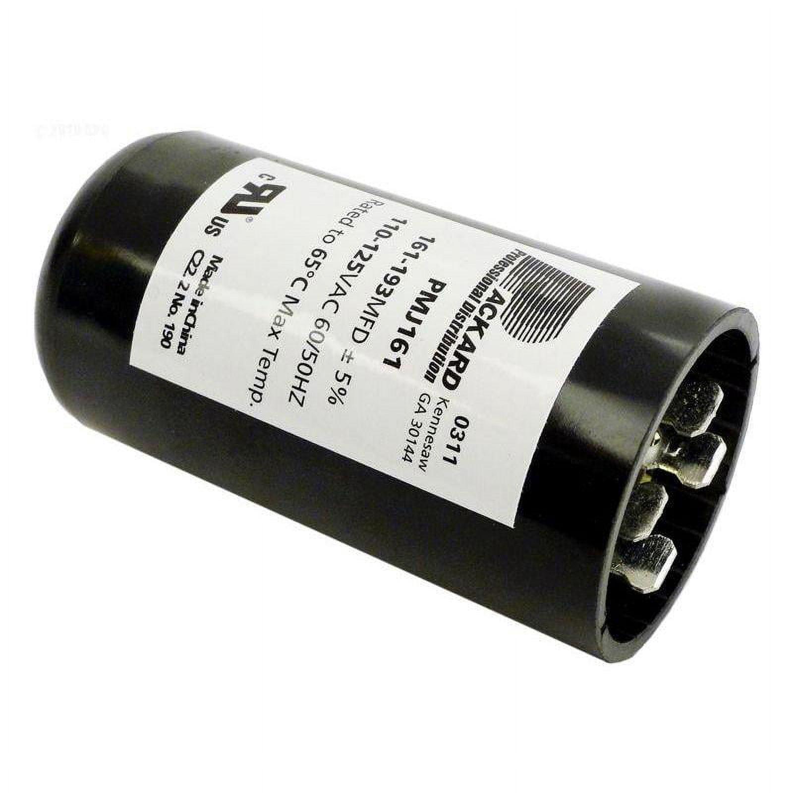All Seals 161-193 MFD 115V Start Capacitor with Accessories Included Smart Controls