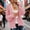 Pink, variant on DuoJiaJ Womens Long Knit Cardigan, Open Front Solid Casual Sweater Brown L